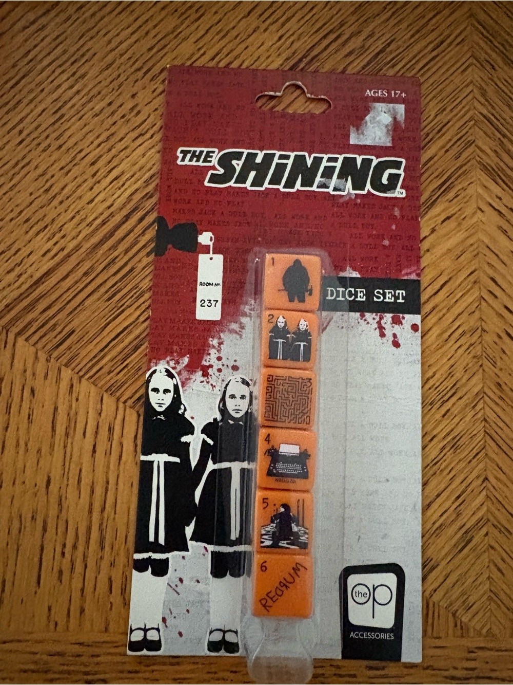 New The Shining Movie Themed Dice Set
